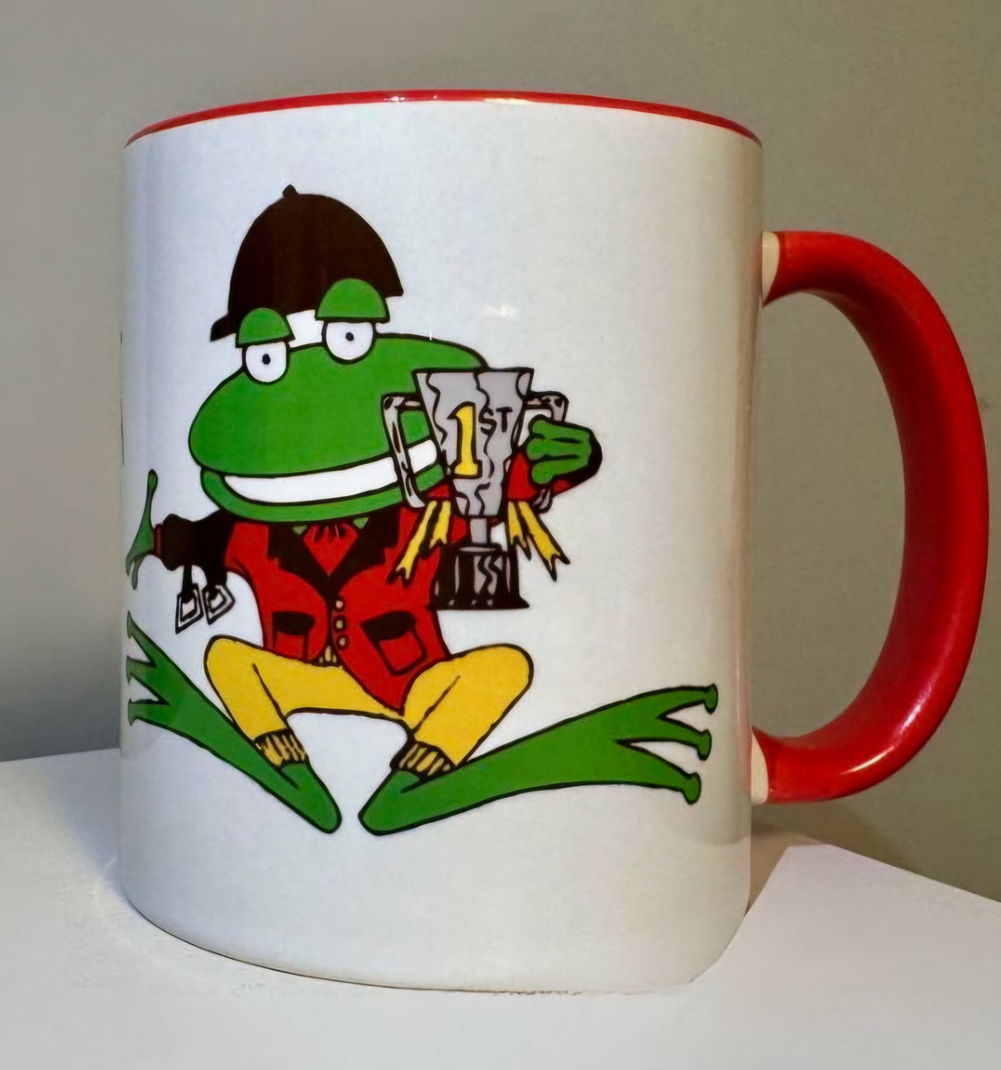 Horse frog mug