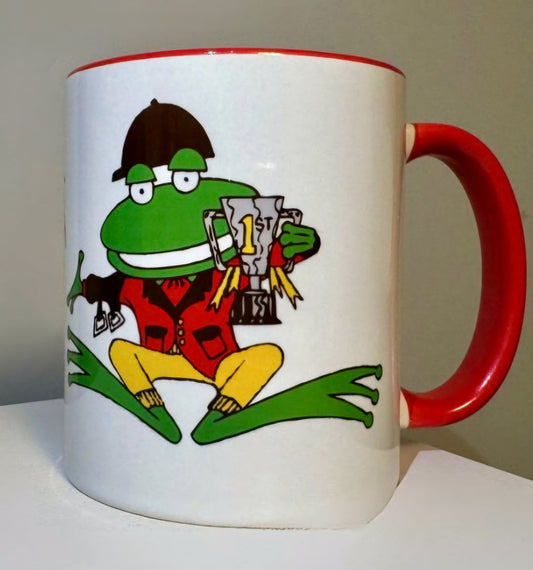 Horse frog mug