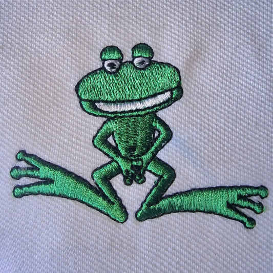 Kids Nude frog polo shirt