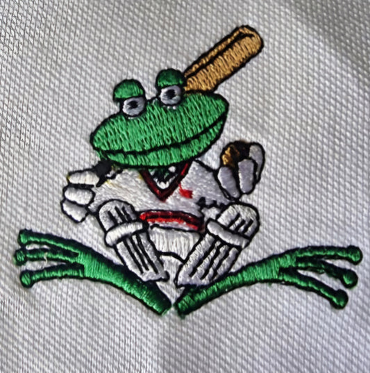 Kids Cricket frog polo shirt