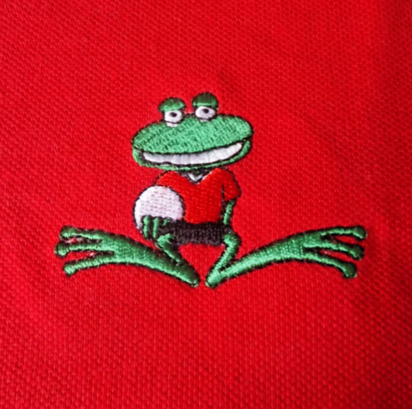 Kids Football frog polo shirt