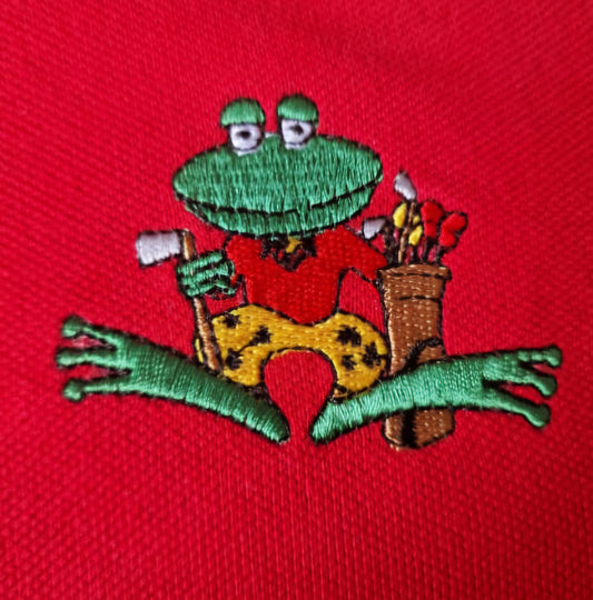 Kids Golf frog polo shirt