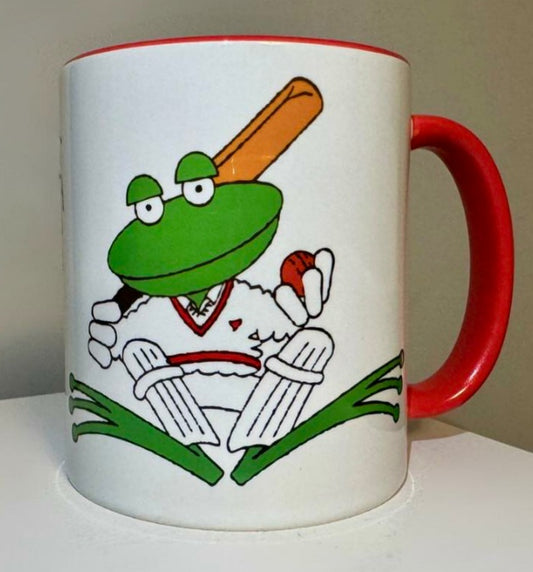 Cricket frog mug